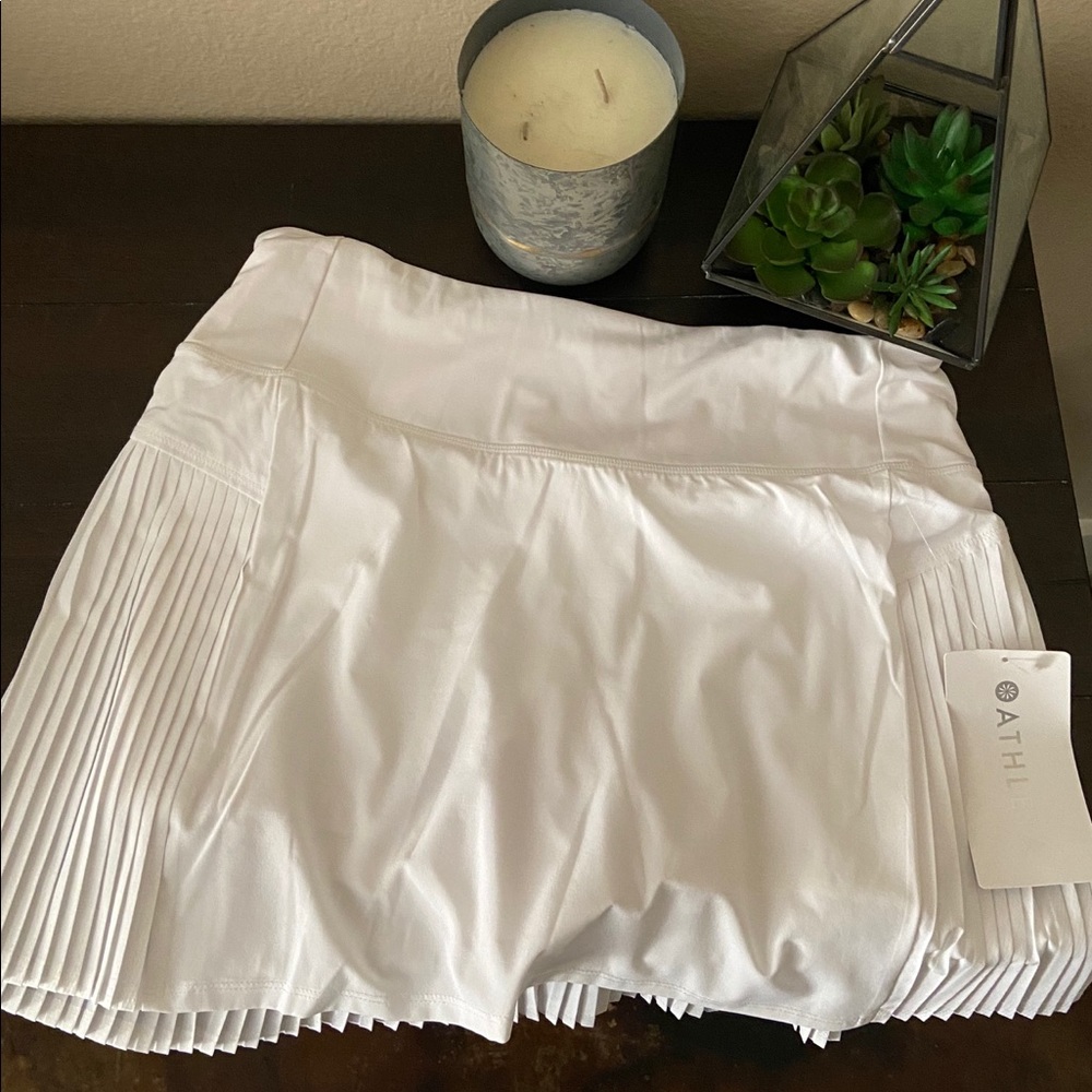 White Athleta Tennis Skort